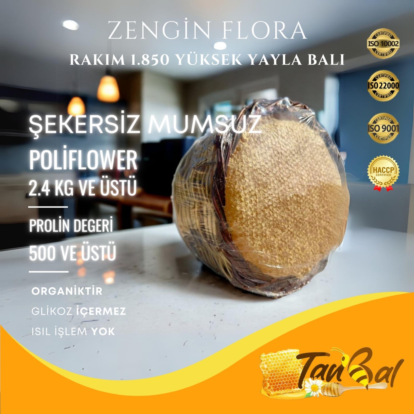 Organik Sepet Bal 2200 Gr