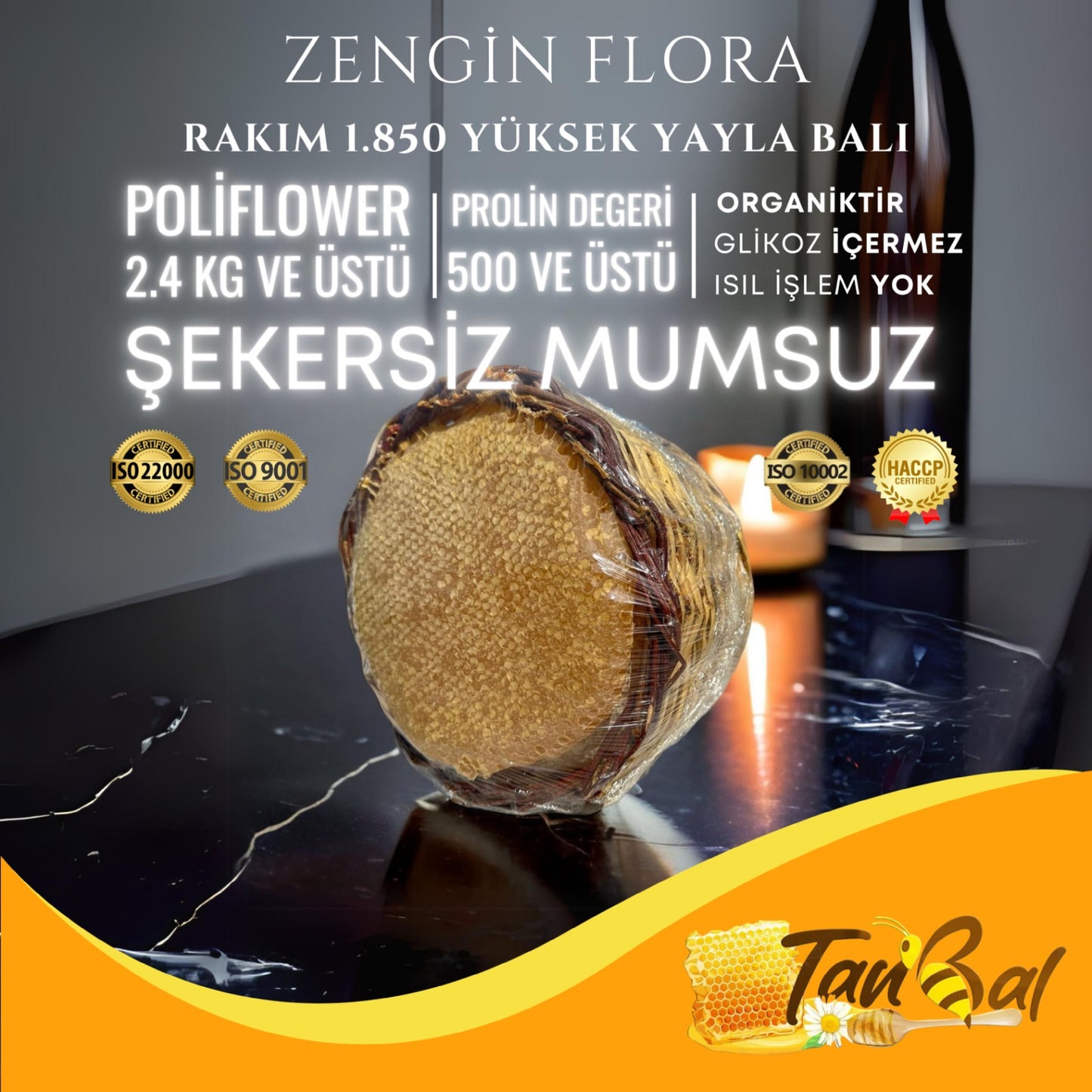 Organik Sepet Bal 2200 Gr
