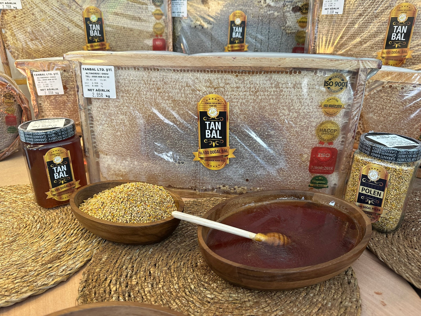 Organik Çerçeve Bal (kırmızı) 3200 Gr