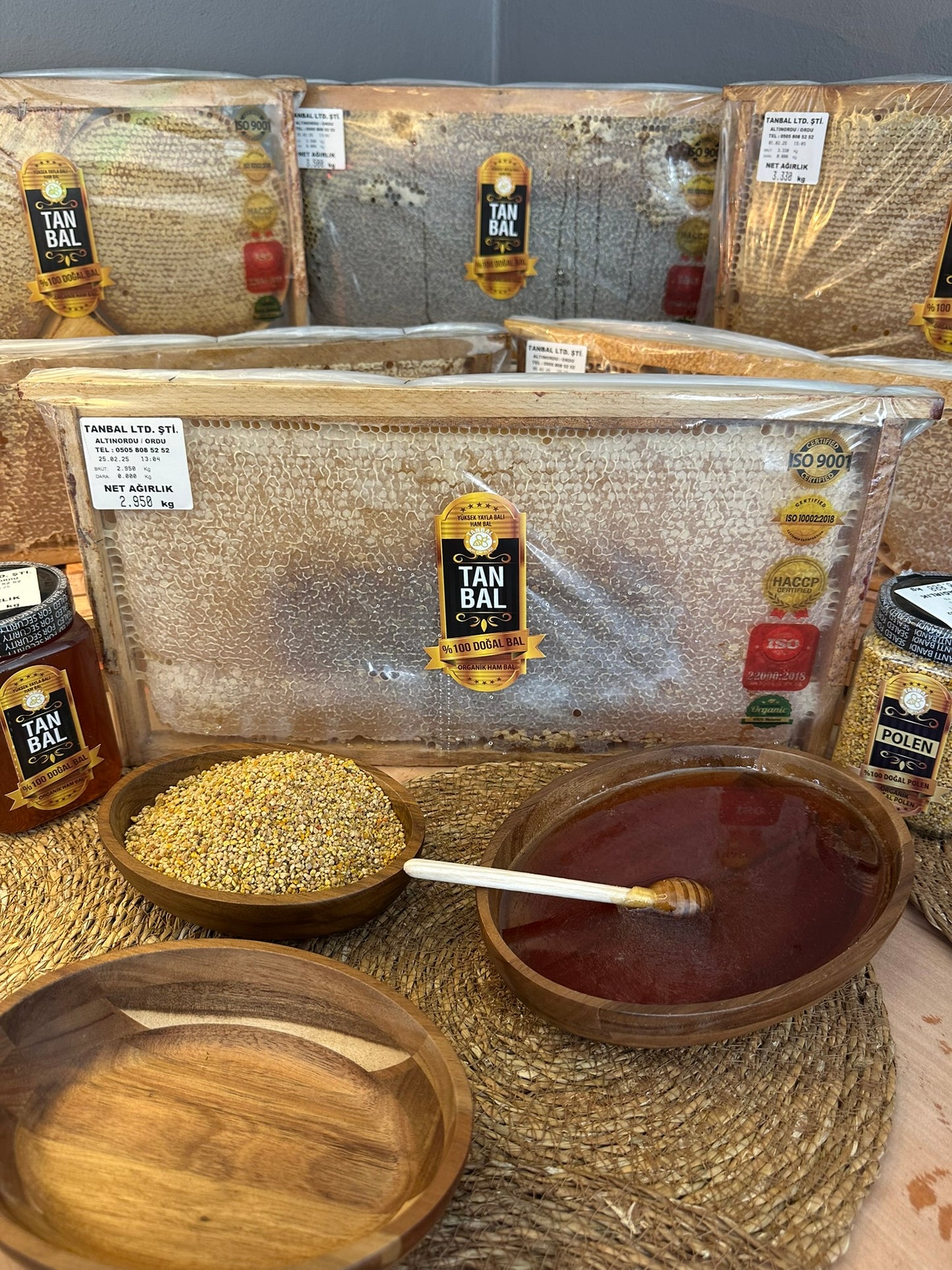 Organik Çerçeve Bal (kırmızı) 3200 Gr