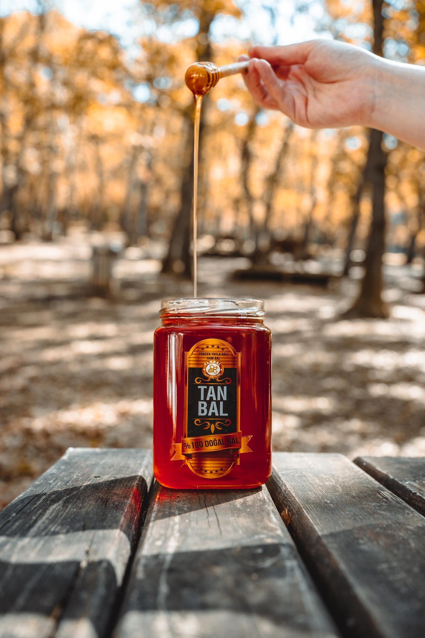 Organik Petekli Süzme Bal Net 1000 Gr