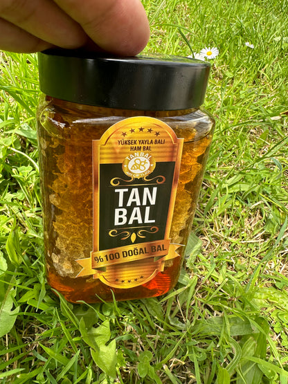 Organik Petekli Süzme Bal Net 1000 Gr