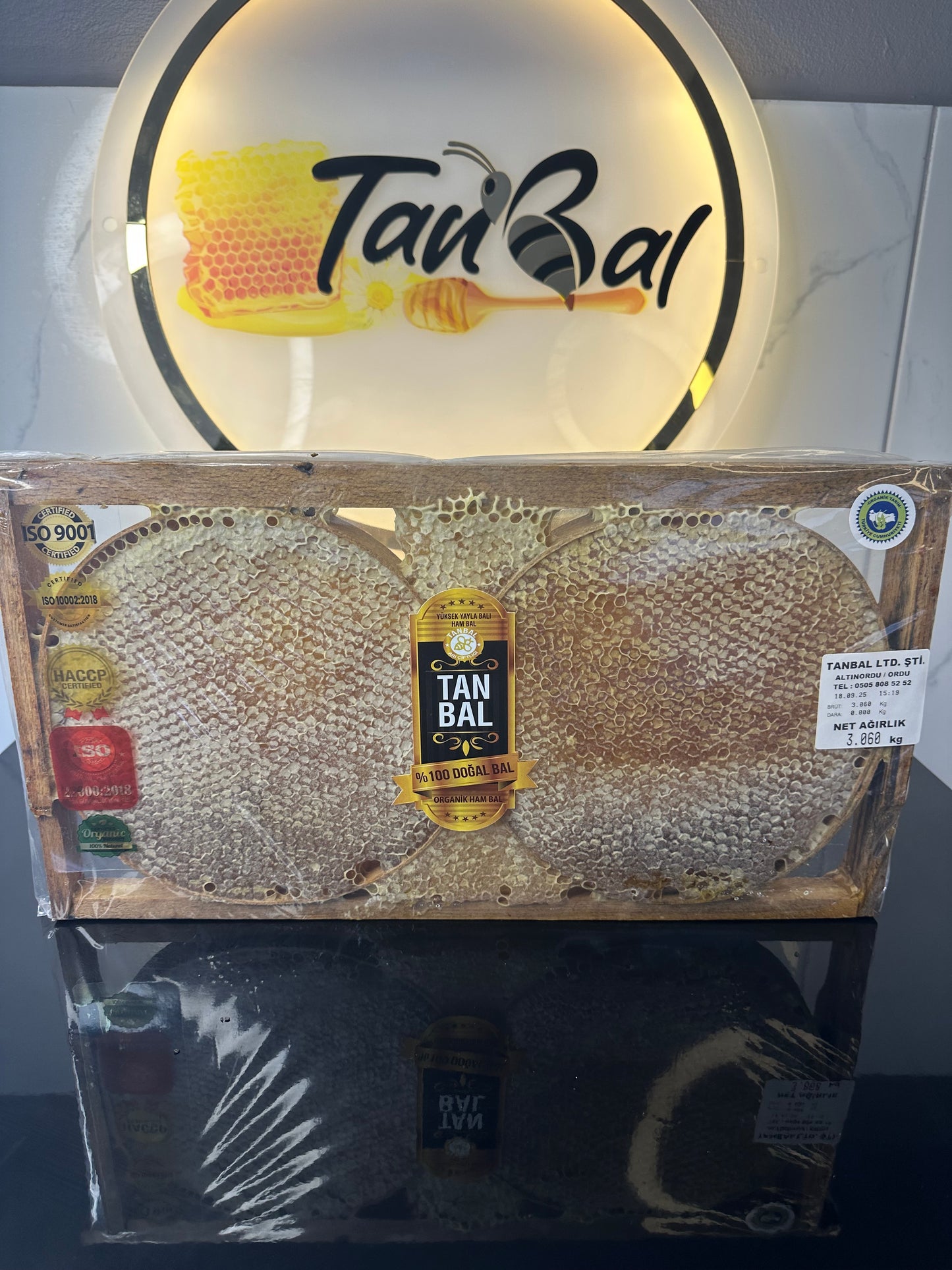 Organik Karakovan Çerçeve Bal 2400 Gr