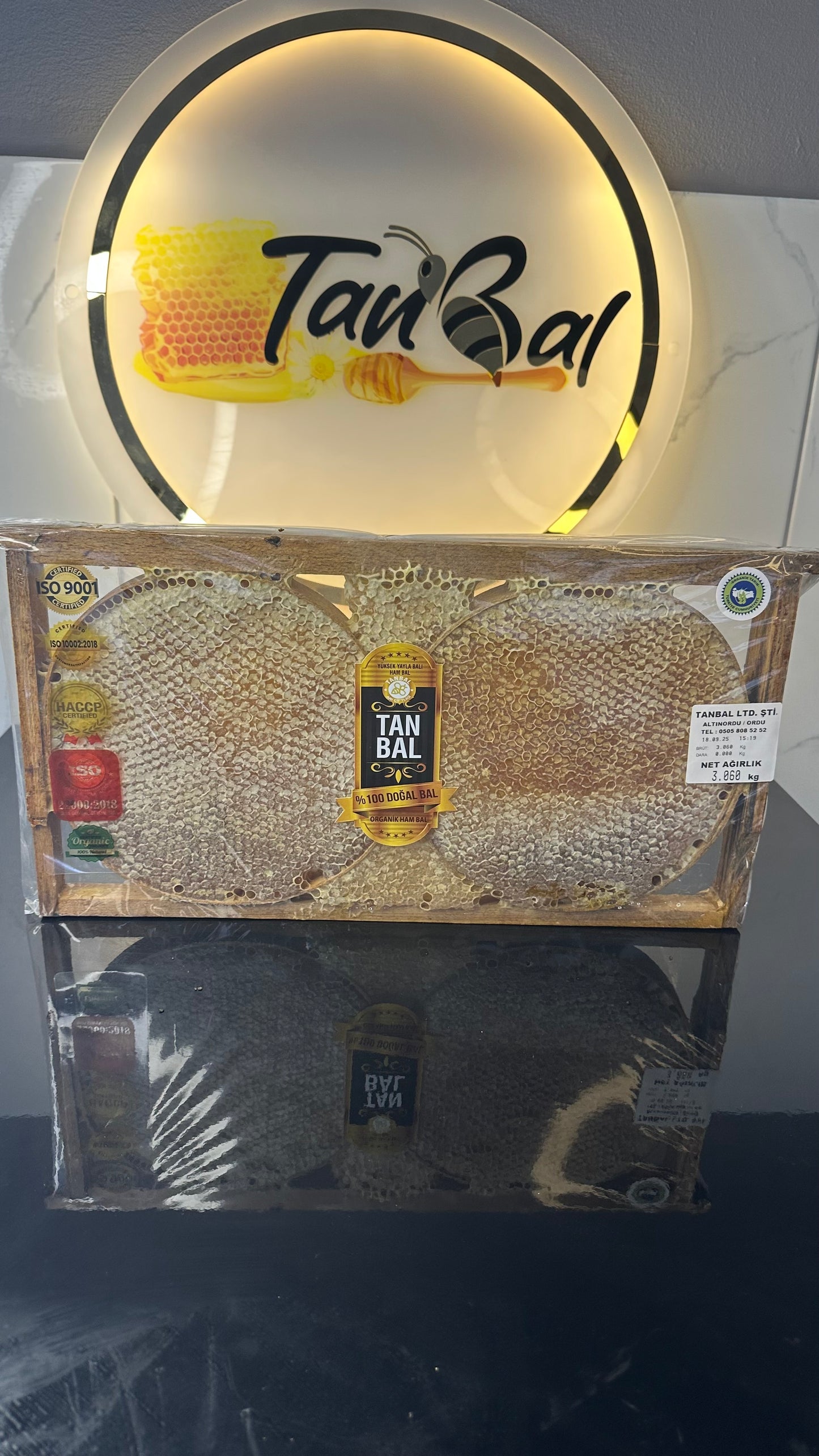 Organik Karakovan Çerçeve Bal 2400 Gr