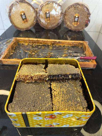 Tanbal Petekli Bal Siyah Renk 1.3kg yoğun polenli