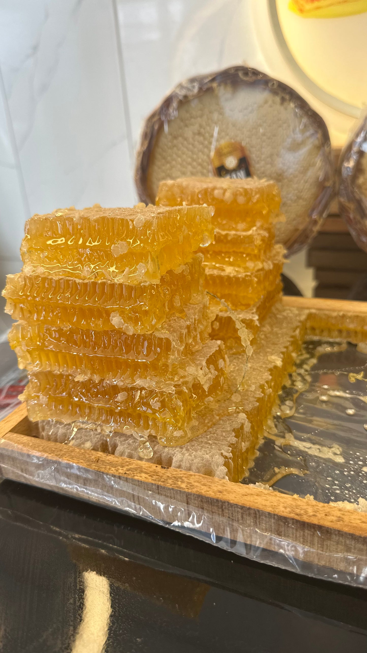 Tanbal Petekli Bal Sarı Renk 1.3kg gurme lezzet