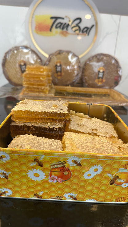 Tanbal Petekli Bal Kırmızı Renk 1.3kg Orta Polenli