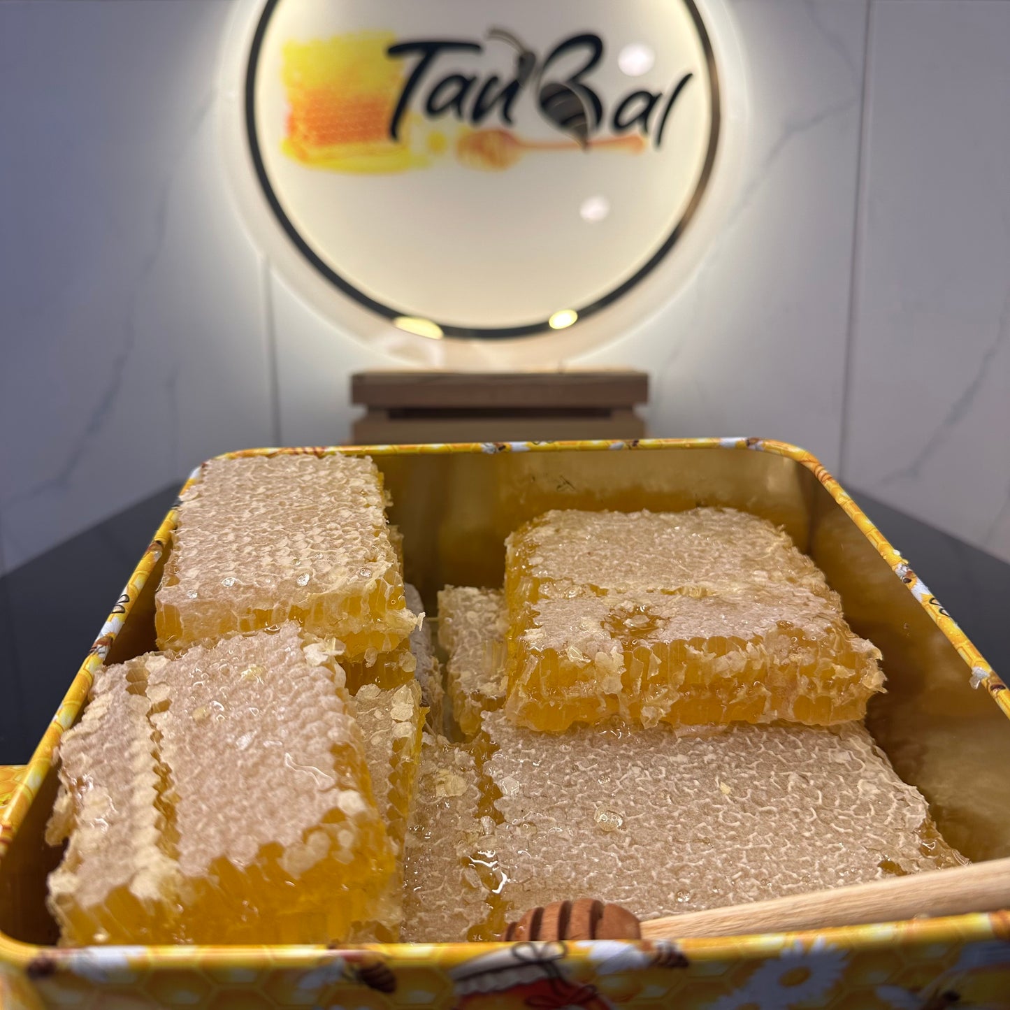 Tanbal Petekli Bal Sarı Renk 1.3kg gurme lezzet