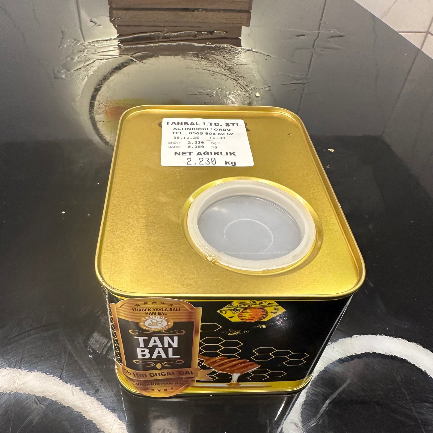 Tanbal 2 kg Yüksek Yayla  Süzme Bal