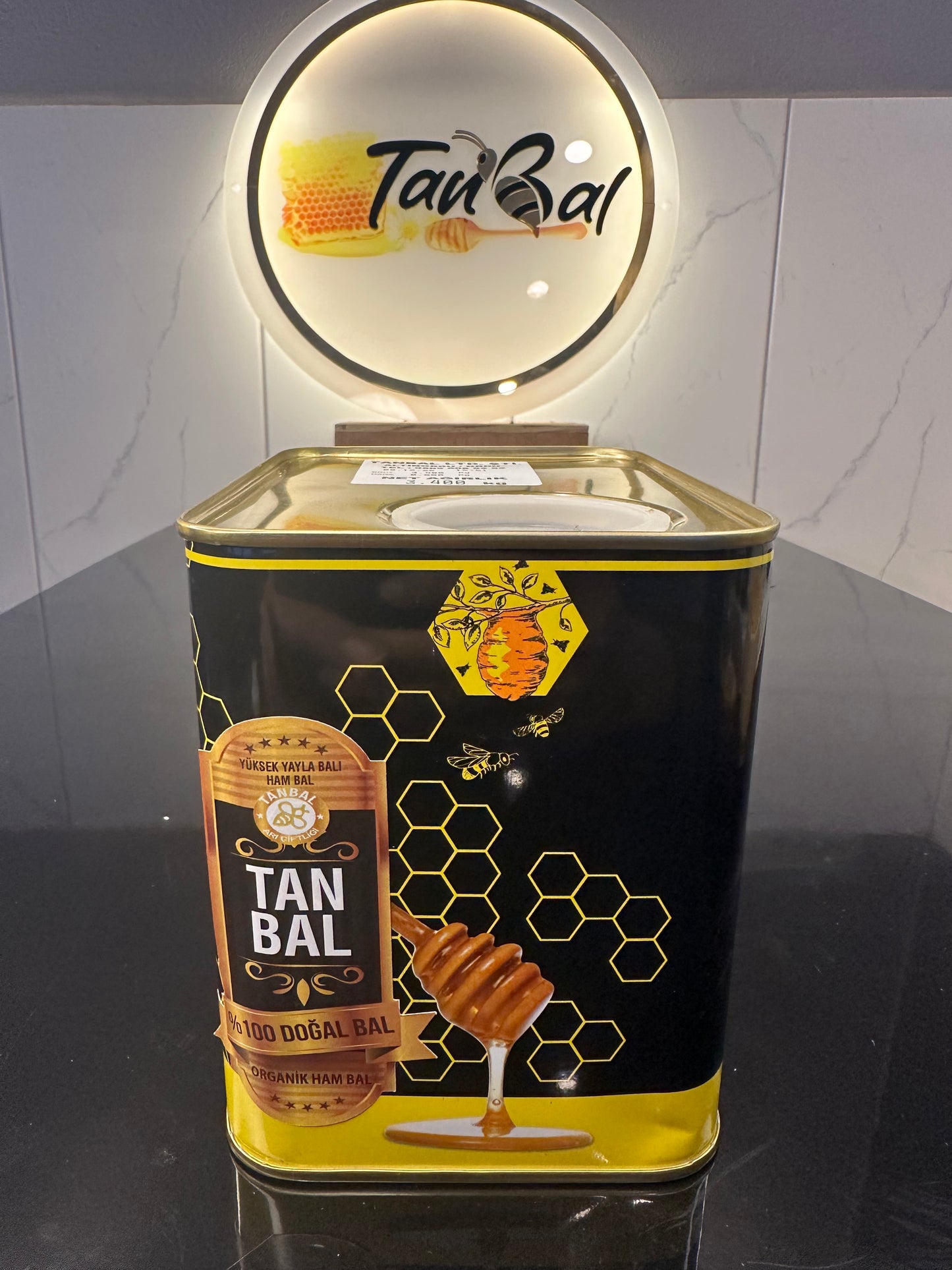 Tanbal 3 kg Yüksek Yayla Süzme Bal
