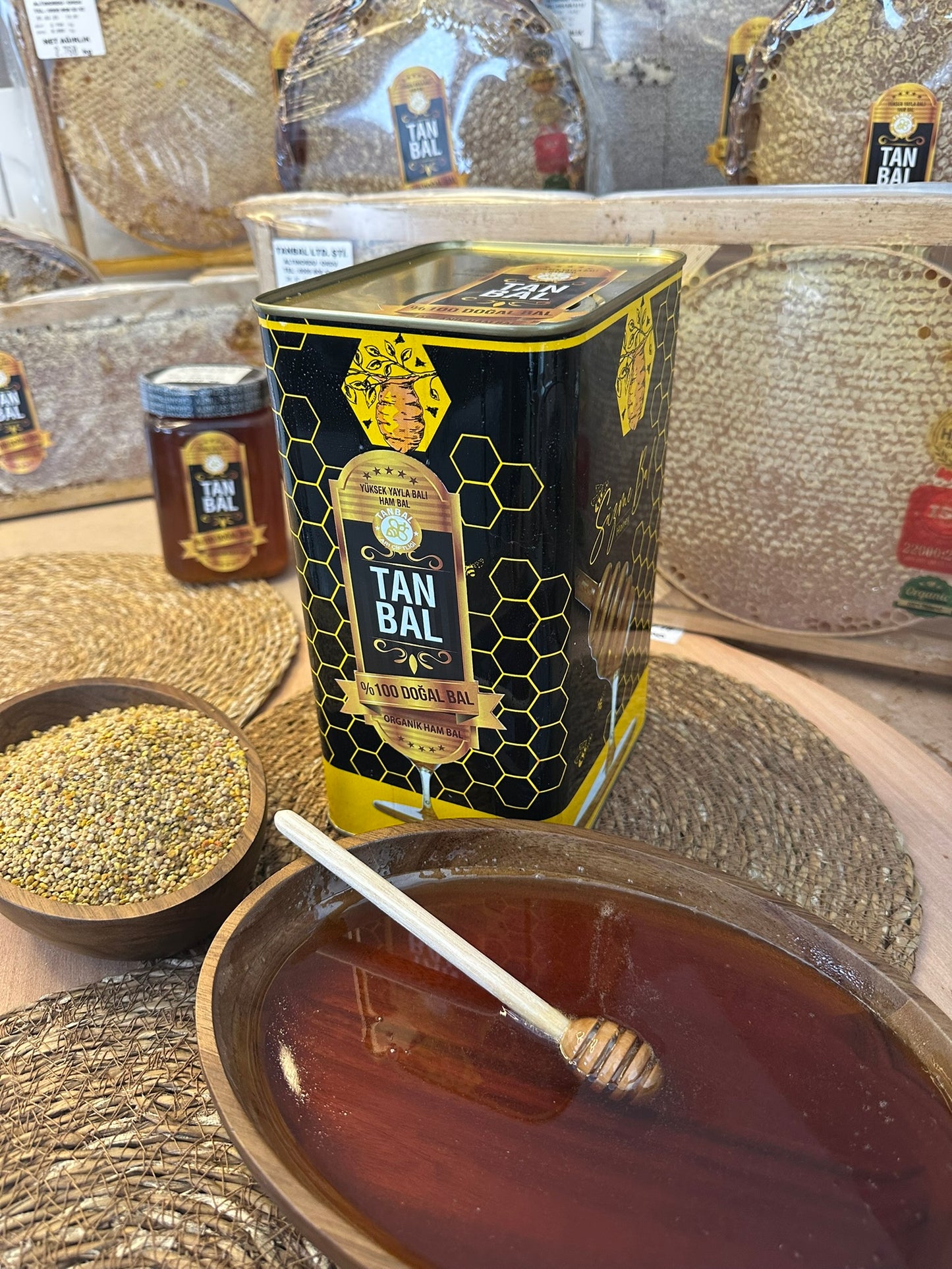Organik Yüksek Yayla Balı Süzme Bal 5 Kg